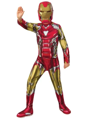 Avengers Endgame Boys Iron Man Superhero Costume