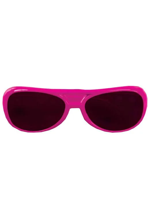 Aviator Style Hot Pink Sunglasses