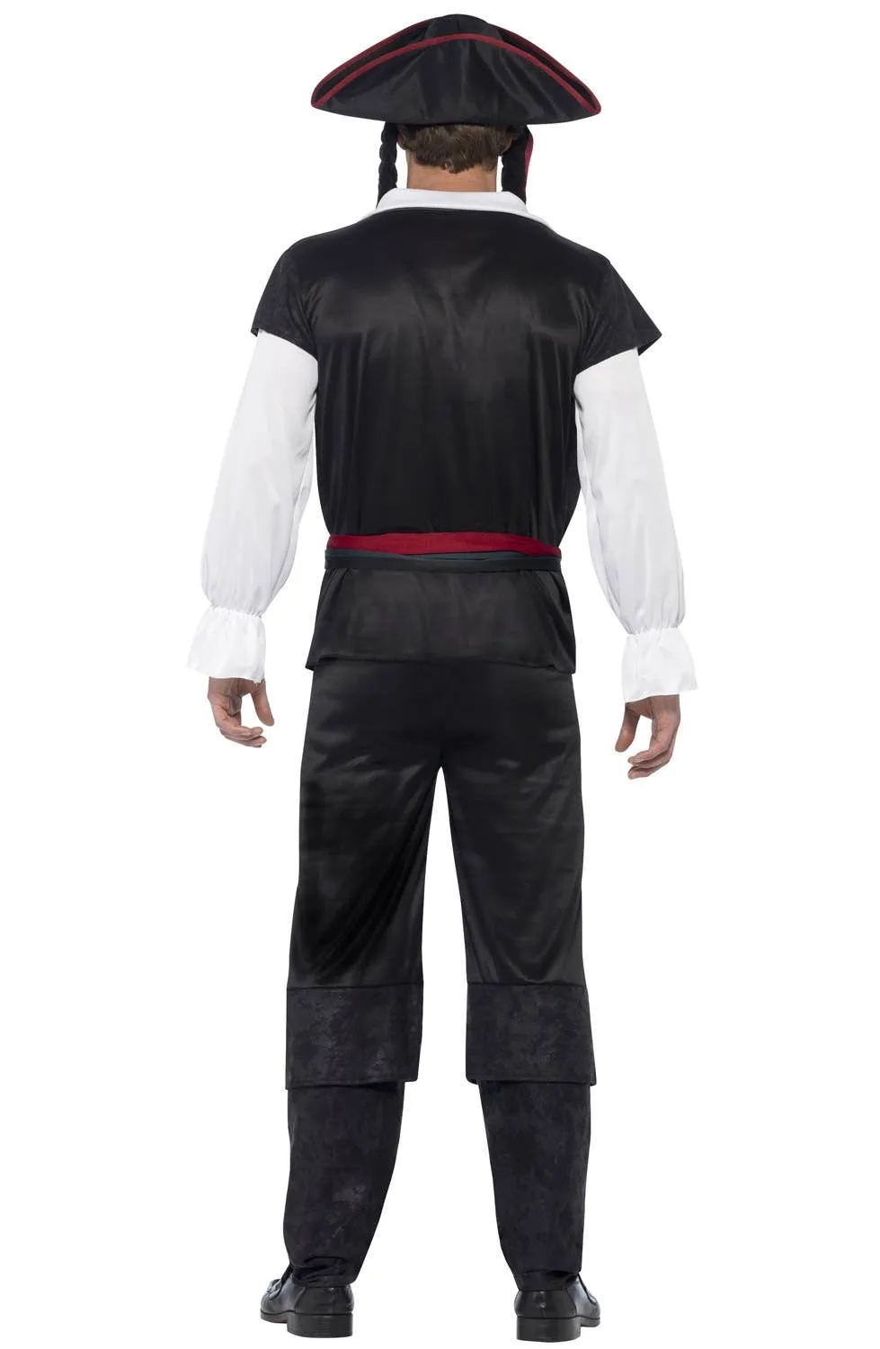 Aye Aye Pirate Captain Mens Fancy Dress Costume