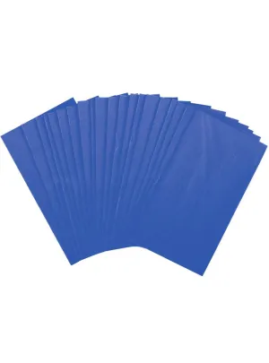Azure Blue Rectangle 20 Pack Paper Napkins