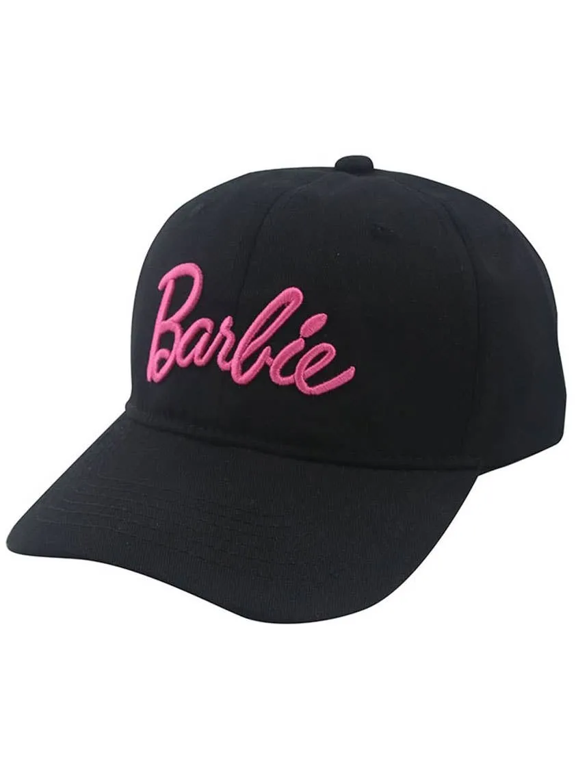 B-Doll Black Cap With Pink Logo
