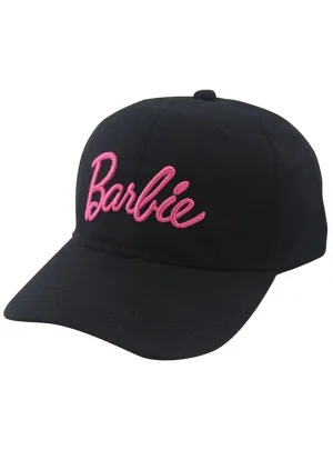 B-Doll Black Cap With Pink Logo