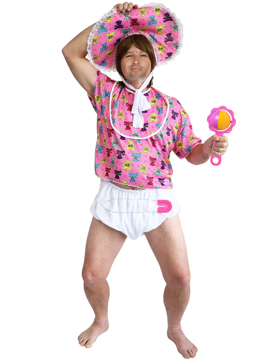 Baby Boomer Adults Funny Pink Baby Girl Costume