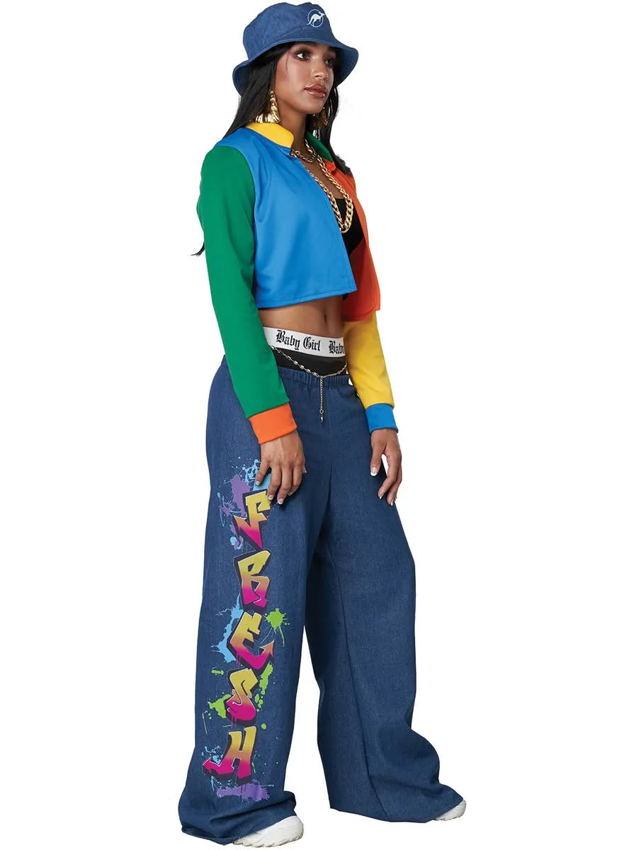 Baby Girl Womens Hip Hop Baddie 90s Costume