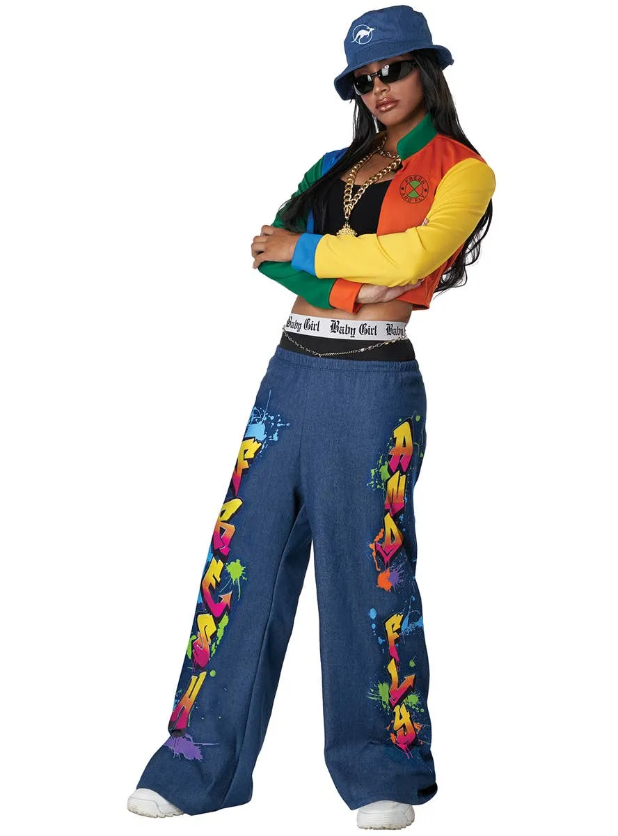 Baby Girl Womens Hip Hop Baddie 90s Costume