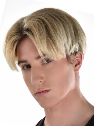 Back Street 1990s Blonde Heart Throb Mens Costume Wig