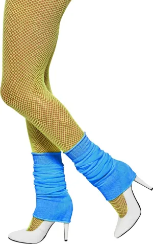 Back to the 80s Blue Leg Warmers