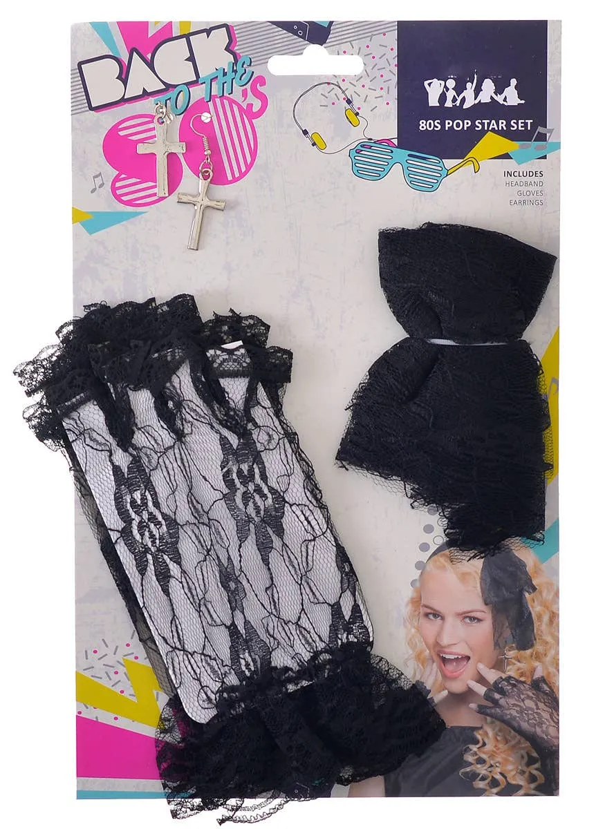 Back To The 80s Costume Accessory Set