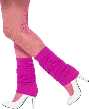 Back to the 80s Hot Pink Leg Warmers