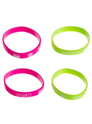 Back To The 80s Pink And Green Costume Wristbands
