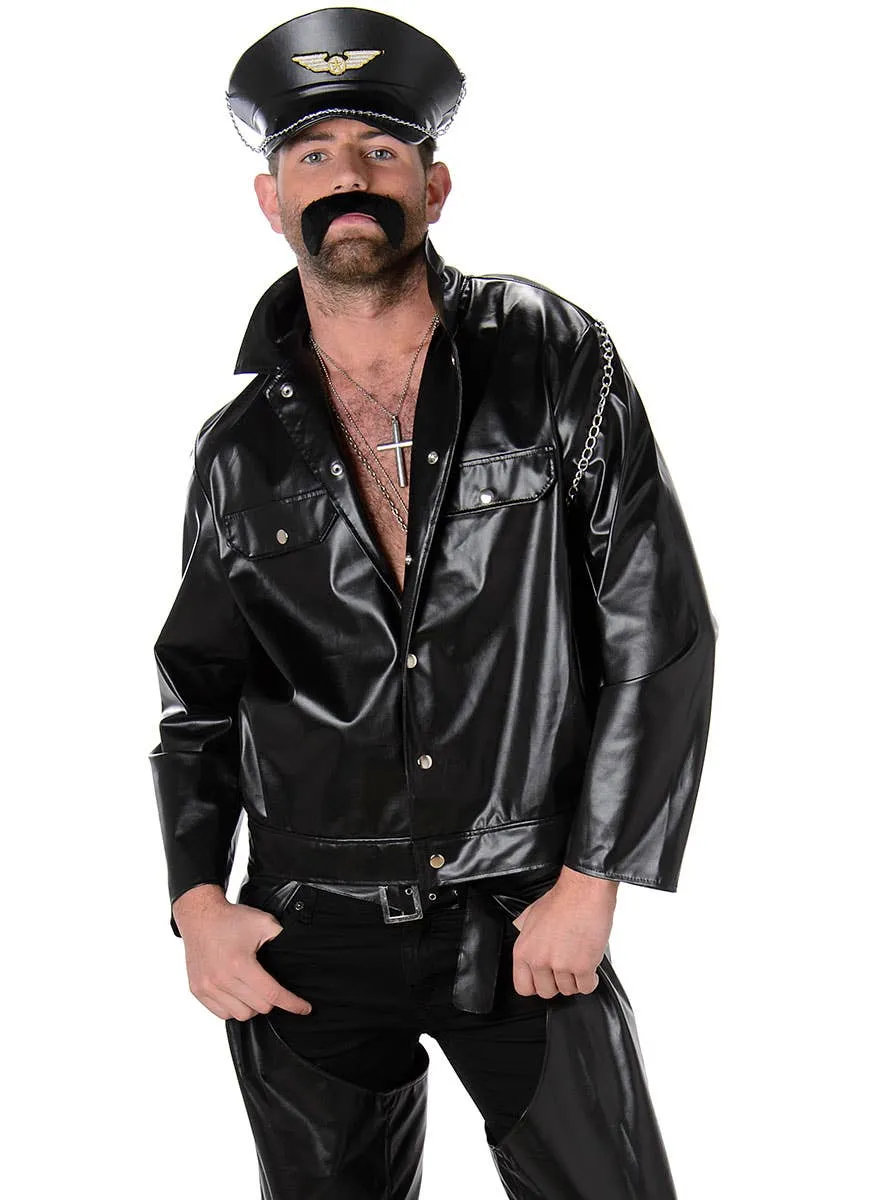Bad Biker Mens Village People Costume