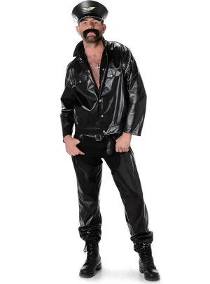 Bad Biker Mens Village People Costume