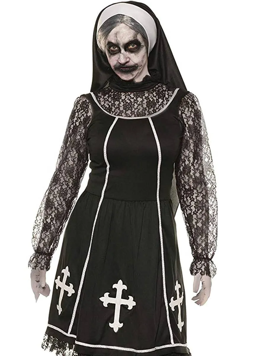 Bad Habit Evil Nun Womens Halloween Costume