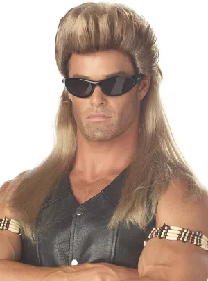 Bail Enforcer Mens Blonde Mullet Wig