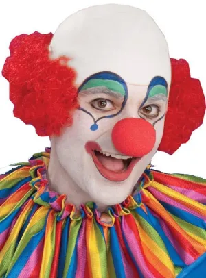 Bald Head Top Mens Clown Wig