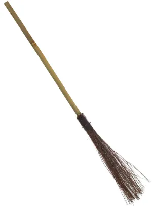 Bamboo Broomstick Witch Costume Accessory