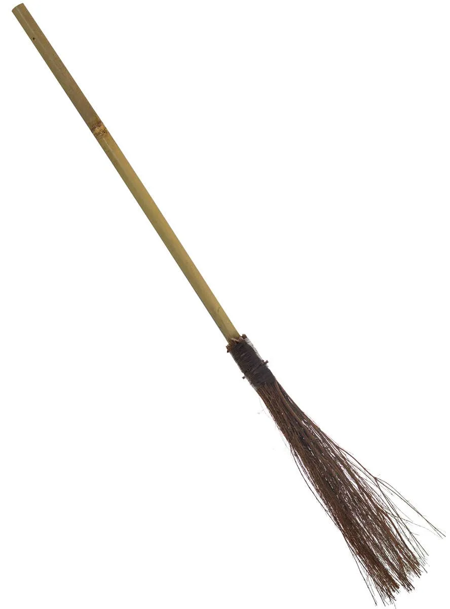 Bamboo Broomstick Witch Costume Accessory