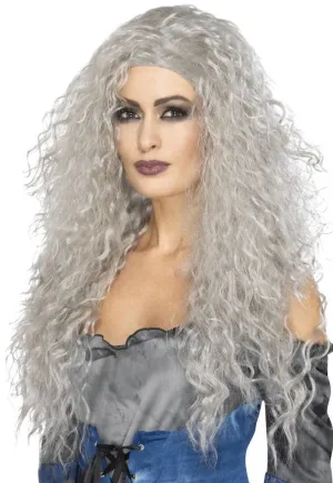 Banshee Womens Grey Halloween Wig