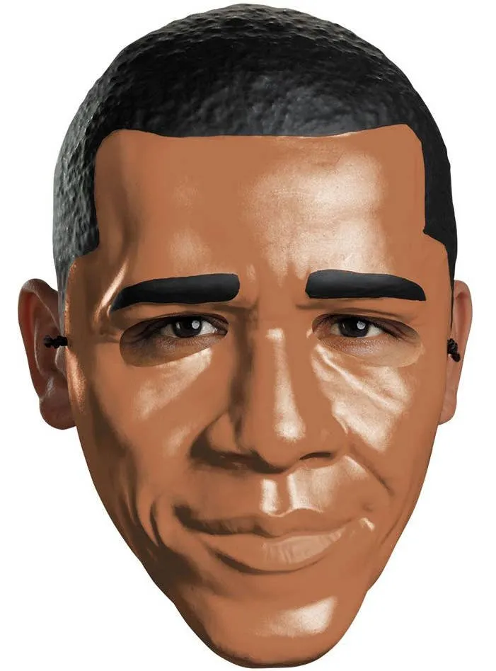 Barack Obama Adults Half Head Costume Mask