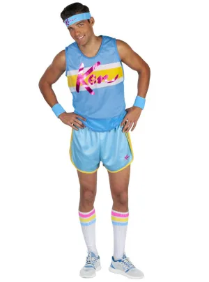 Barbie Mens Deluxe Blue 1980s Ken Doll Costume