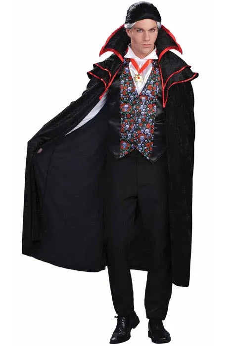 Baron Von Blood Vampire Mens Halloween Costume