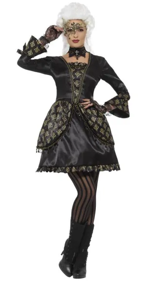 Baroque Womens Deluxe Masquerade Fancy Dress Costume