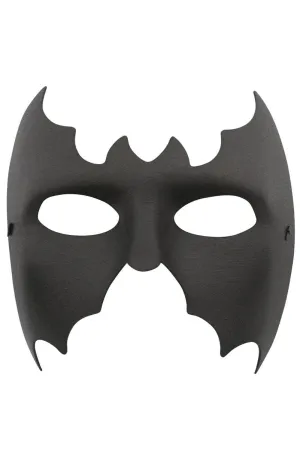 Basic Mens Black Batman Masquerade Mask