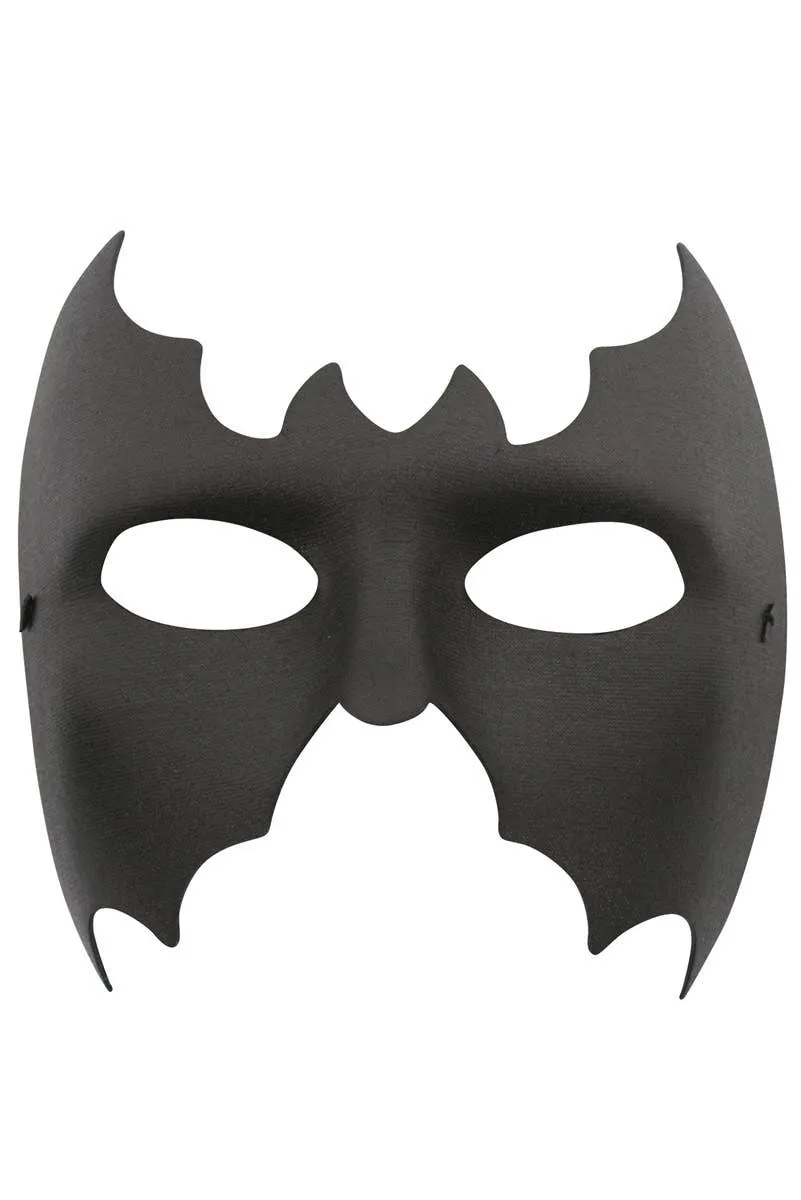 Basic Mens Black Batman Masquerade Mask