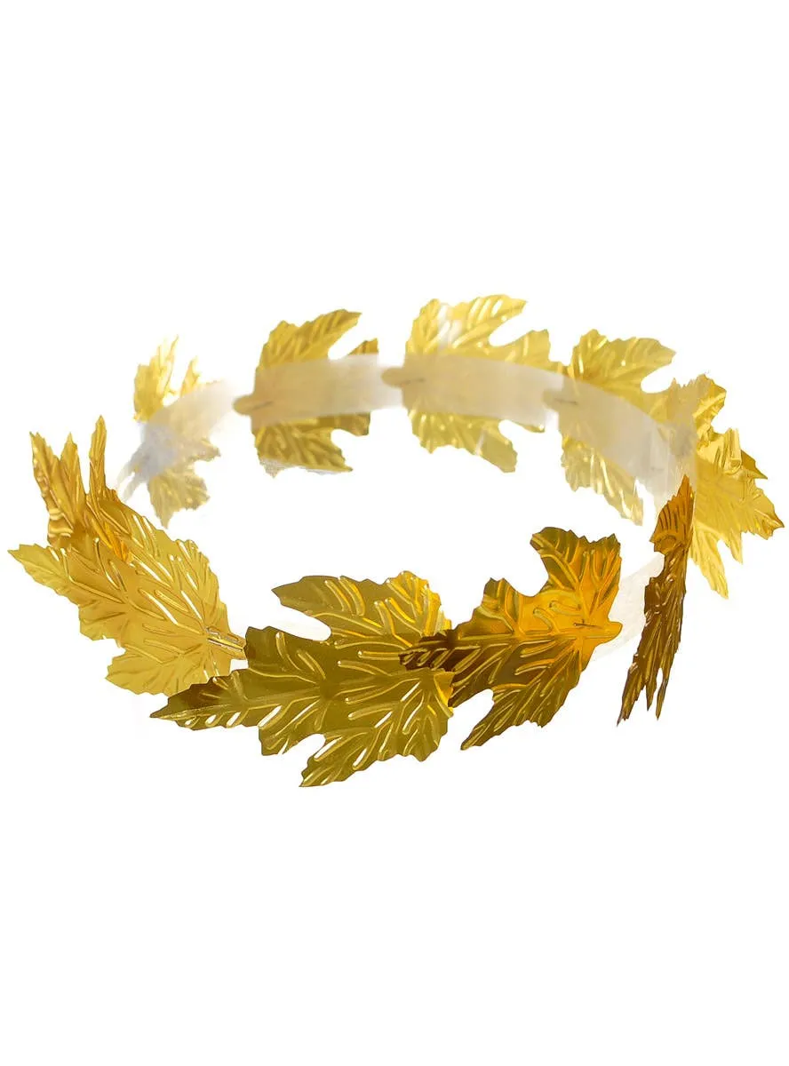 Basic Roman Gold Laurel Wreath Headband