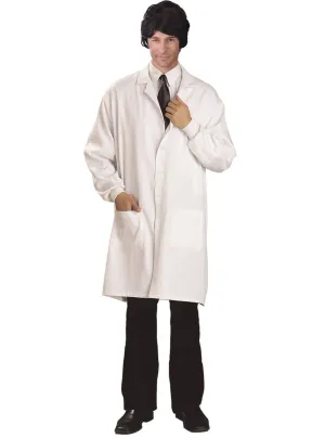 Basic White Doctor Lab Coat Mens Costume