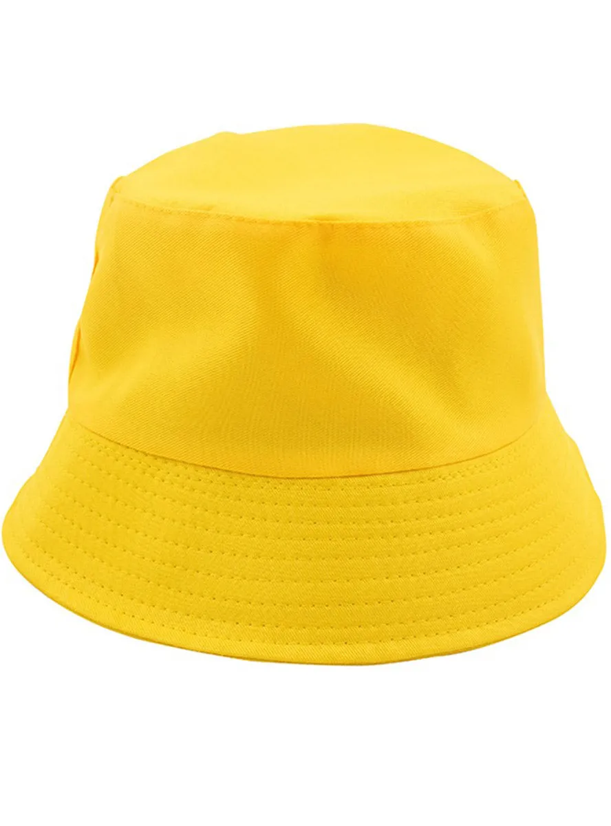 Basic Yellow Adults Costume Bucket Hat
