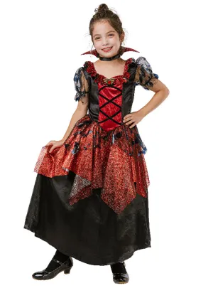 Bat Vampire Queen Girls Halloween Costume