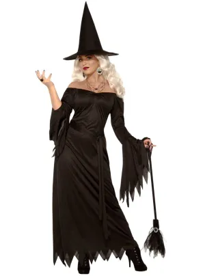 Batty Black Witch Womens Halloween Costume