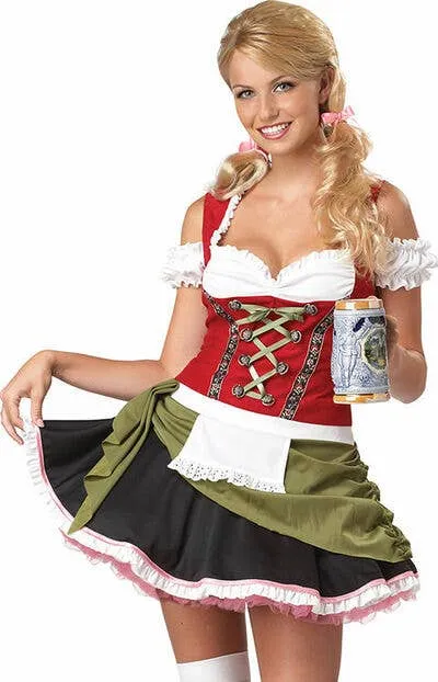Bavarian Bar Maid Womens Oktoberfest Costume