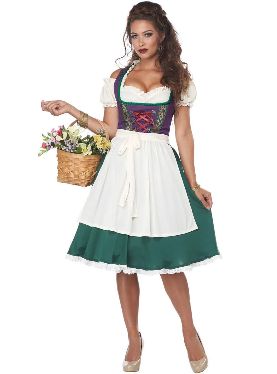 Bavarian Beer Maid Womens Oktoberfest Costume