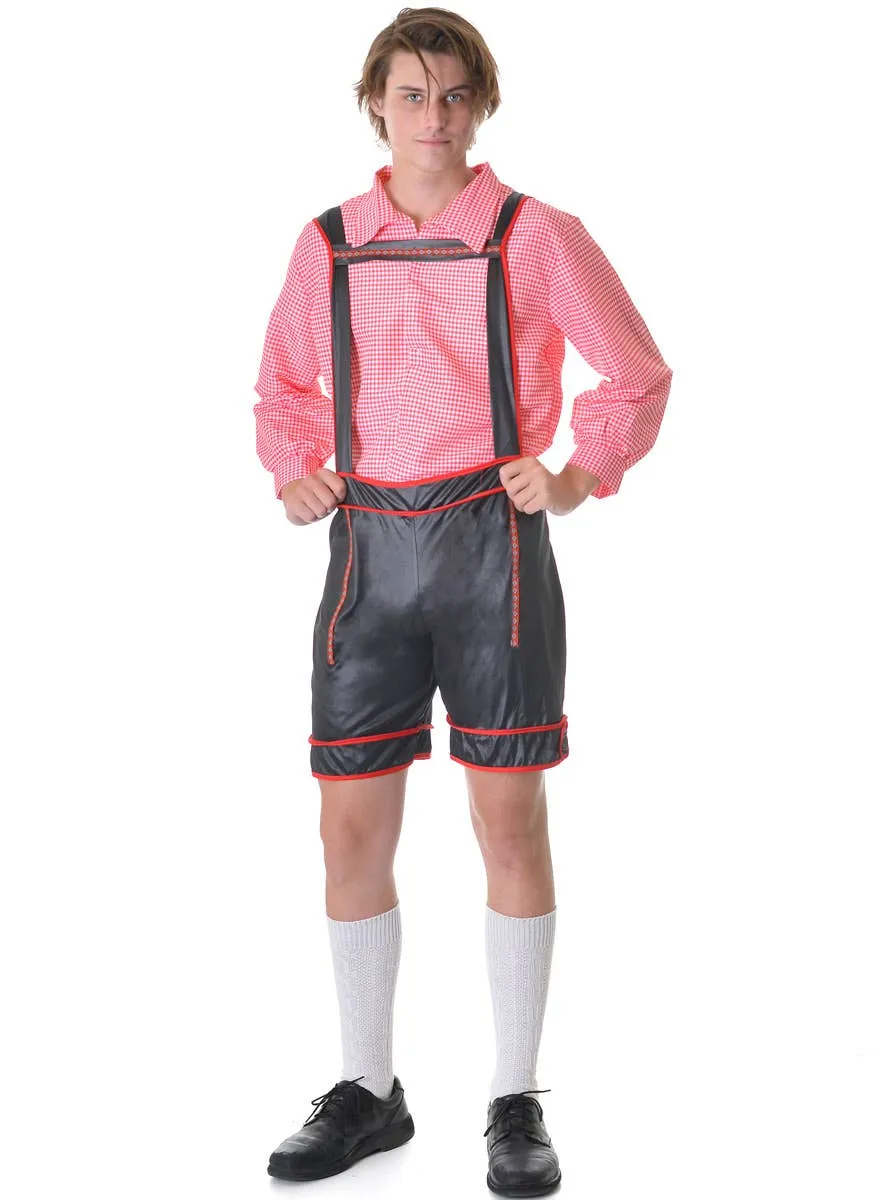 Bavarian Beer Man Red Oktoberfest Mens Costume