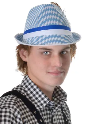 Bavarian Oktoberfest Costume Hat with Feather
