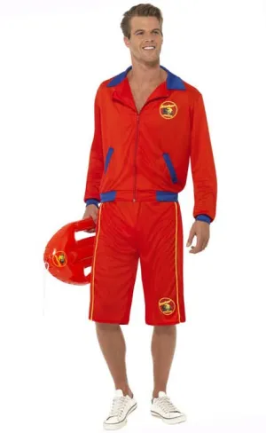 Baywatch Lifeguard Mens Licensed Dress Up Costume