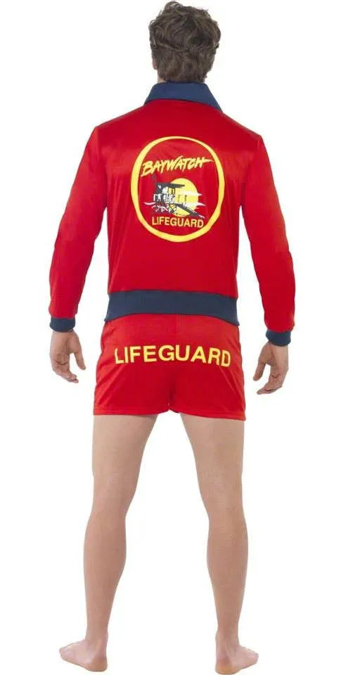 Baywatch Mens Deluxe Licensed Lifeguard Costume