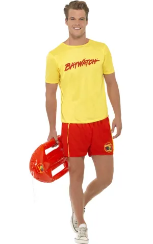 Baywatch Mens Lifeguard Fancy Dress Costume