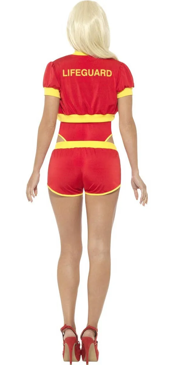 Baywatch Sexy Deluxe Womens Lifeguard Fancy Dress Costume