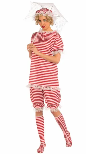 Beachside Betty Womens 1920s Swimwear Costume