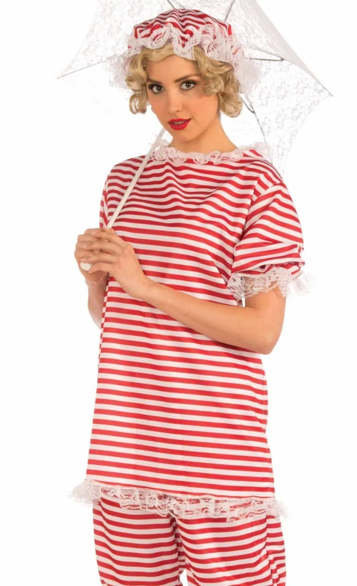Beachside Betty Womens 1920s Swimwear Costume