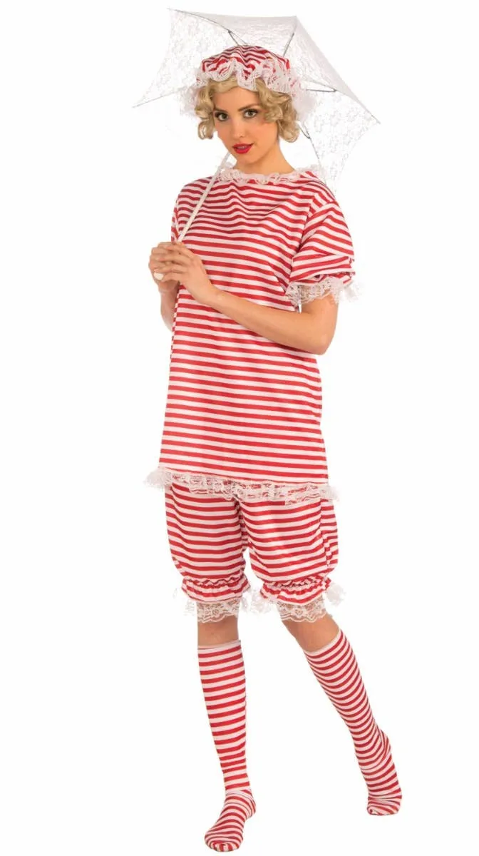 Beachside Betty Womens 1920s Swimwear Costume
