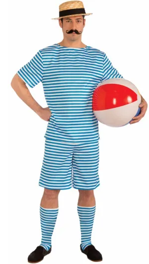 Beachside Clyde Mens 1920s Swimwear Costume