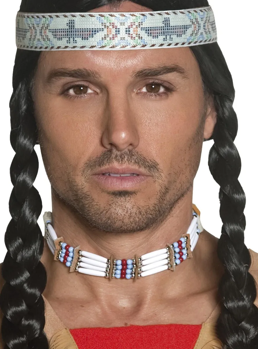 Beaded Adults Native American Costume Necklace