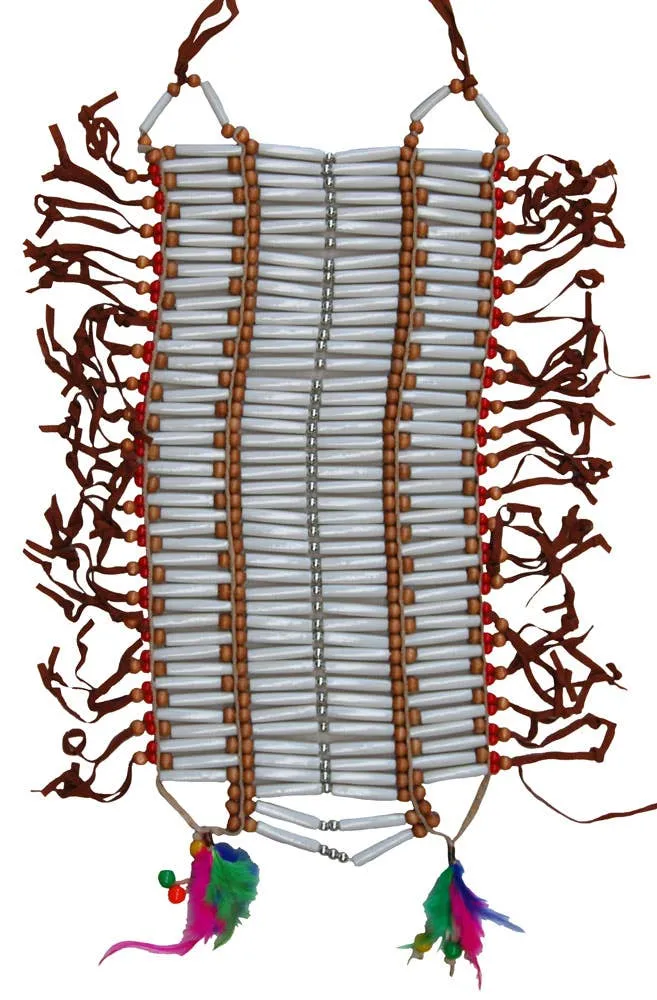 Beaded American Indian Breast Plate Costume Accessory