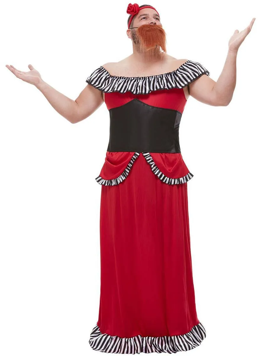 Bearded Lady Novelty Mens Fancy Dress Costume
