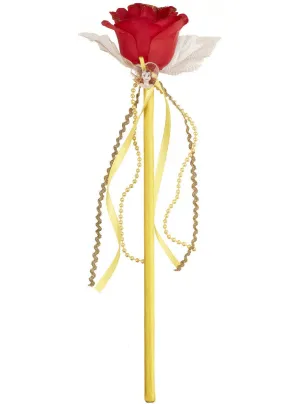 Beauty and the Beast Belle Girls Rose Costume Wand