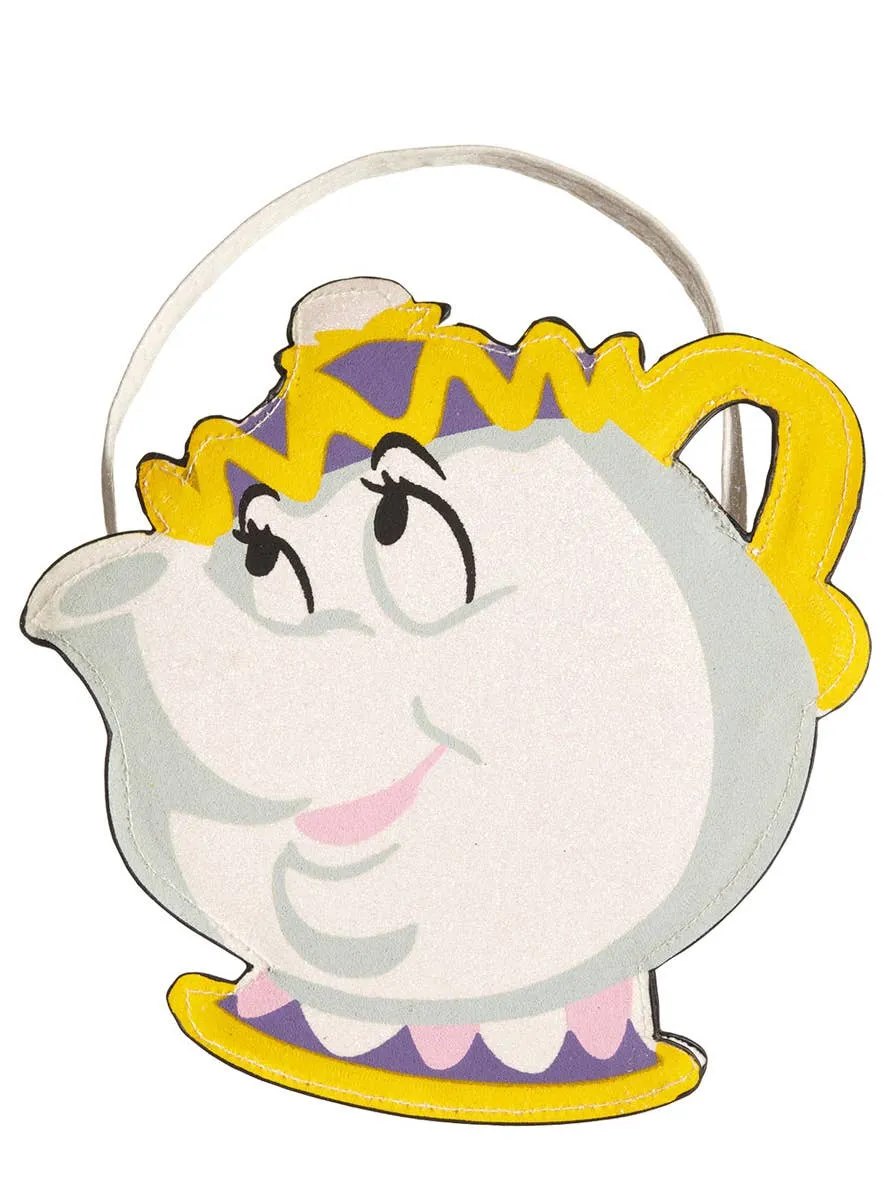 Beauty and the Beast Glittery Mrs Potts Costume Bag